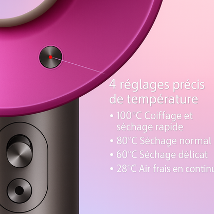 Sèche-cheveux Haute Performance avec ces 5 Attachements