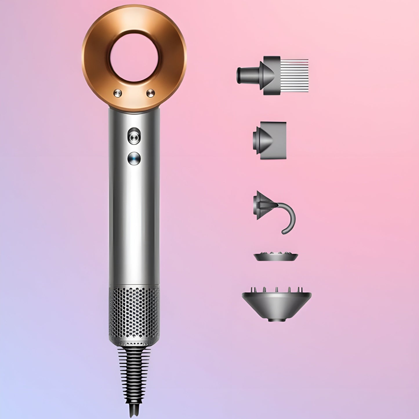 Sèche-cheveux Haute Performance avec ces 5 Attachements